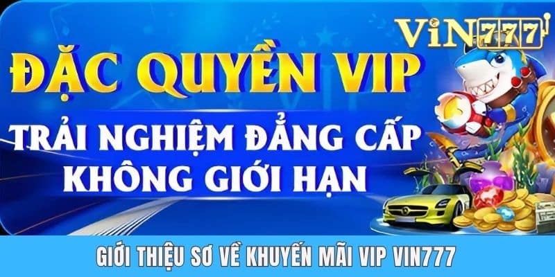 Giới thiệu sơ về khuyến mãi VIP Vin777
