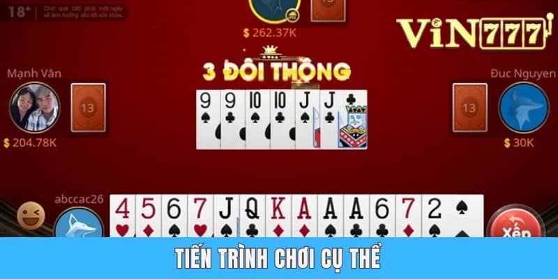 Tiến trình chơi cụ thể